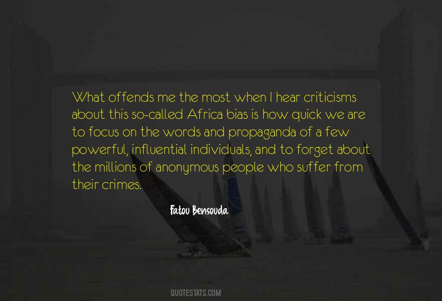 Quotes About Criticisms #226080