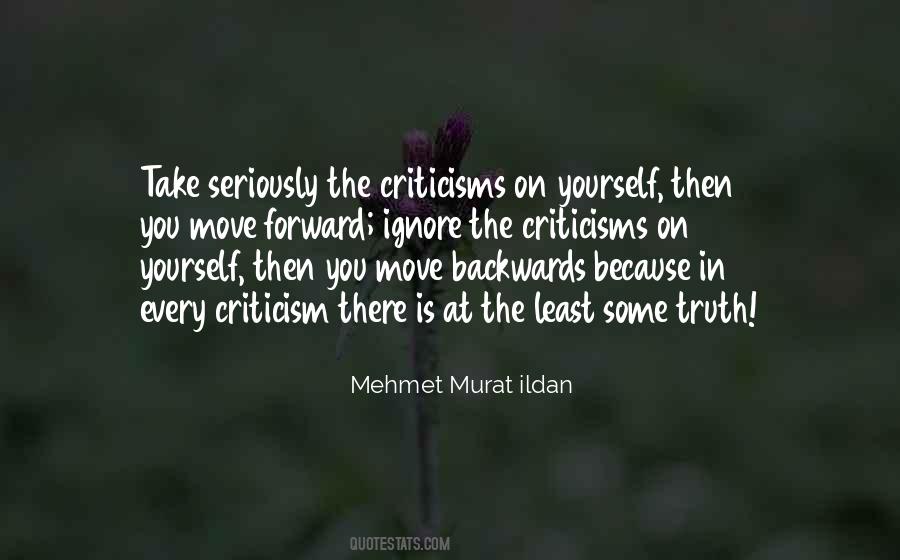 Quotes About Criticisms #962593