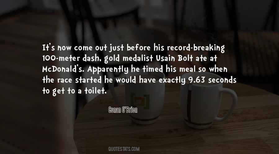 Quotes About The 400 Meter Dash #1400480
