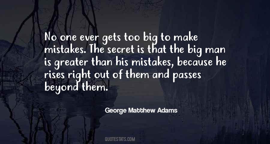 Quotes About Big Mistakes #255997