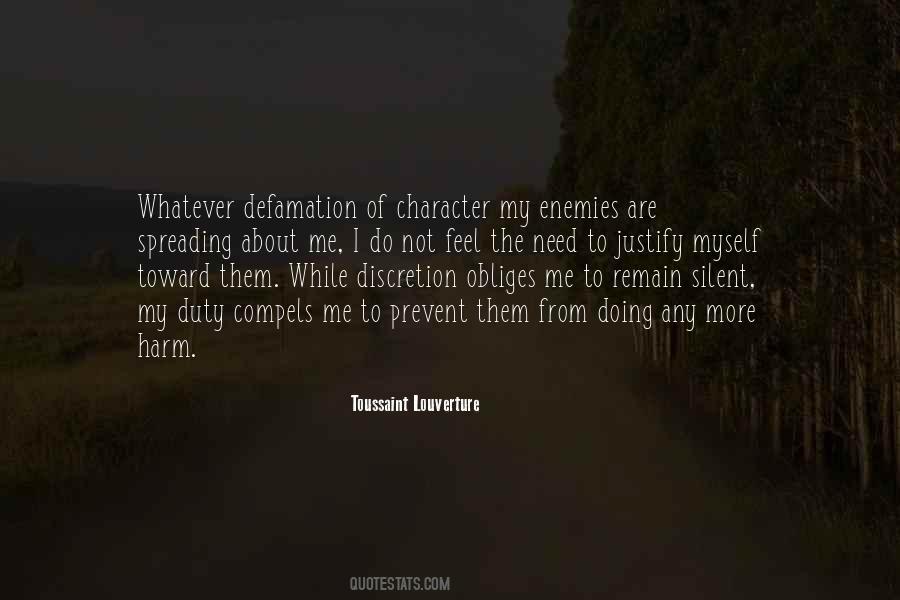 Quotes About Defamation Of Character #1868081