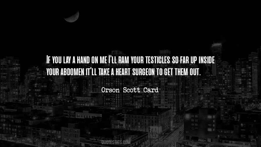 Quotes About Testicles #1374374