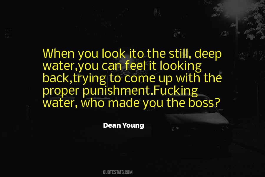 Quotes About Deep Water #158172