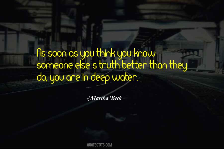 Quotes About Deep Water #1833536