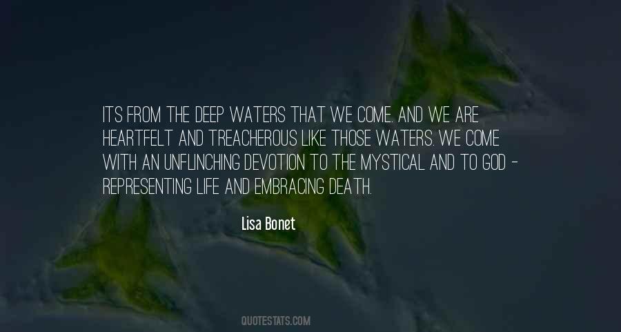 Quotes About Deep Water #571263