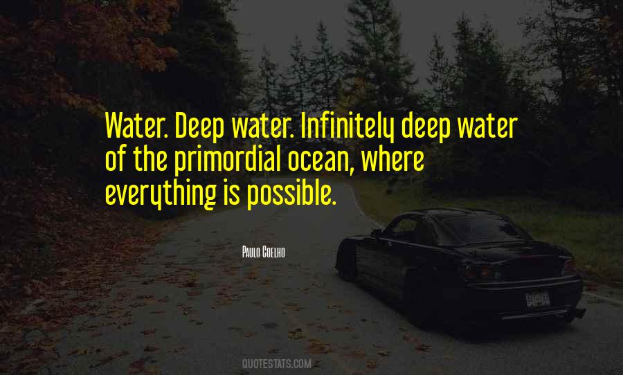 Quotes About Deep Water #955080