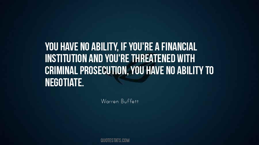 Criminal Prosecution Quotes #324455