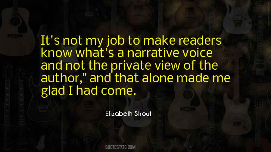 Quotes About Narrative Voice #392026