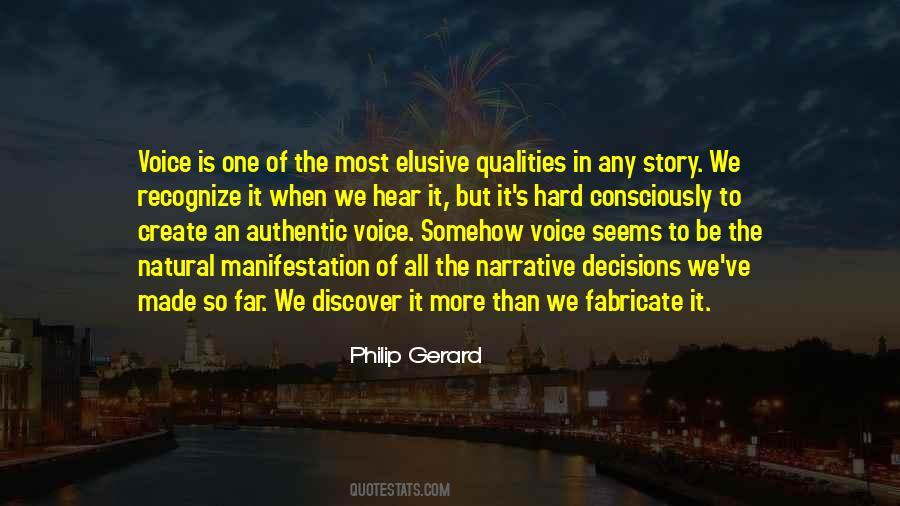 Quotes About Narrative Voice #743088