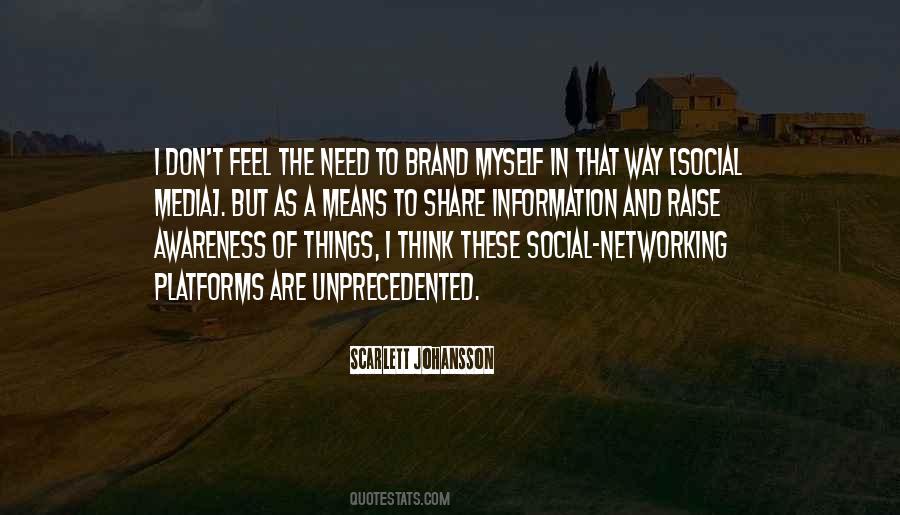 Social Media Awareness Quotes #1021622