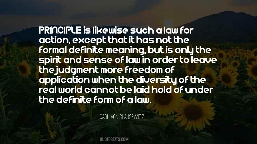 Quotes About Spirit Of Law #22641