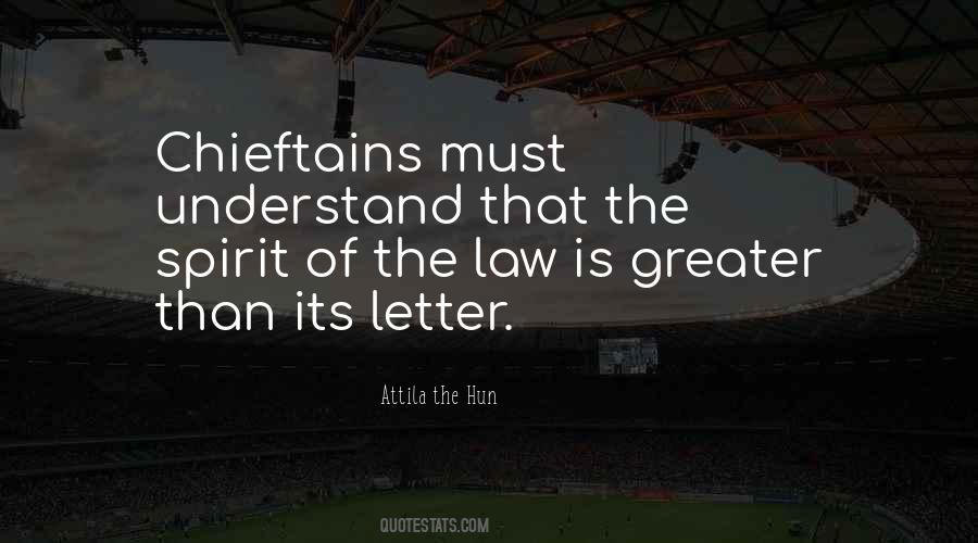 Quotes About Spirit Of Law #95689