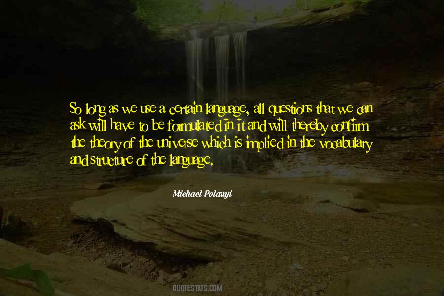 Language Structure Quotes #1269513
