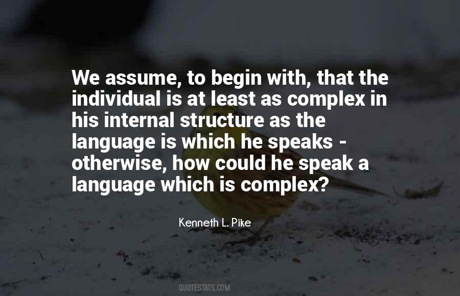 Language Structure Quotes #1855278