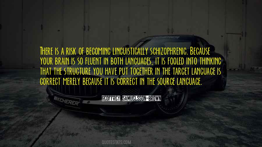 Language Structure Quotes #38375