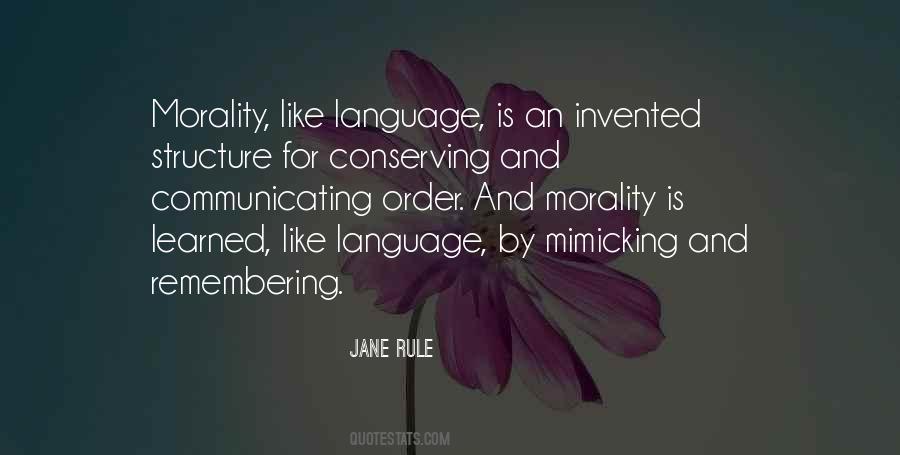 Language Structure Quotes #441700