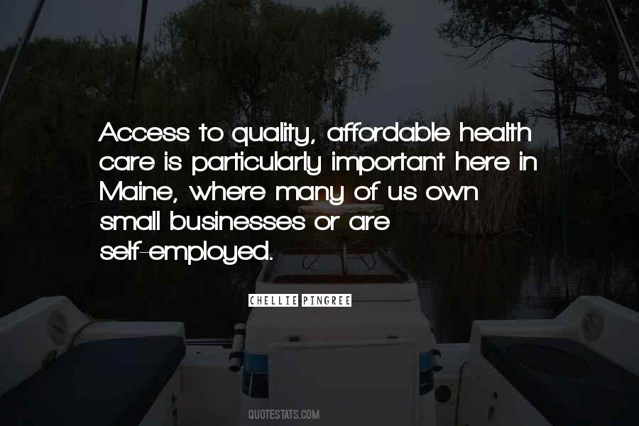 Quotes About Quality Health Care #1350348