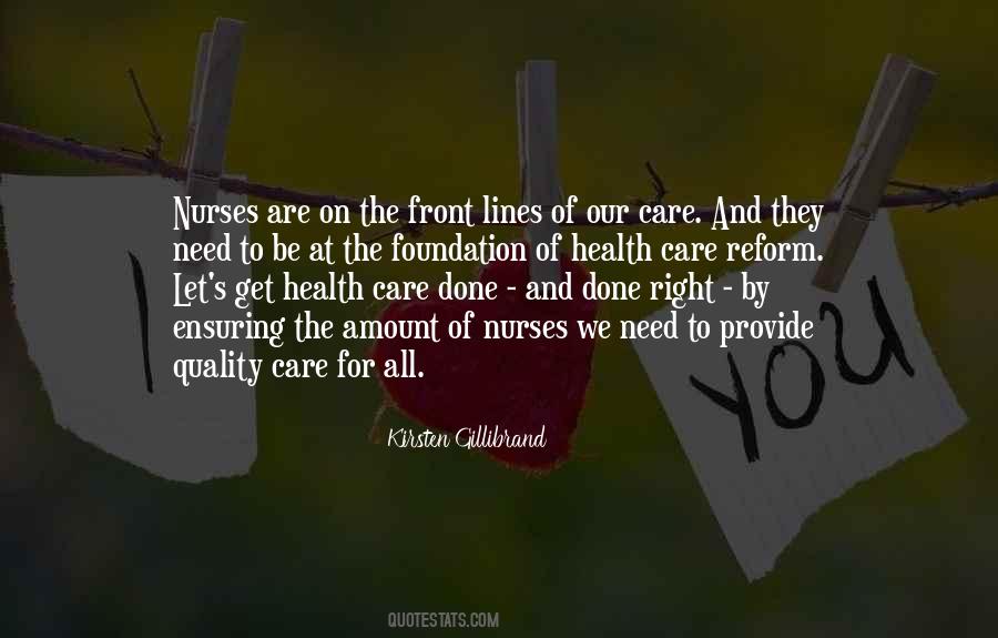 Quotes About Quality Health Care #1760930