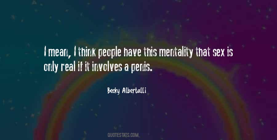 People Mentality Quotes #1081754