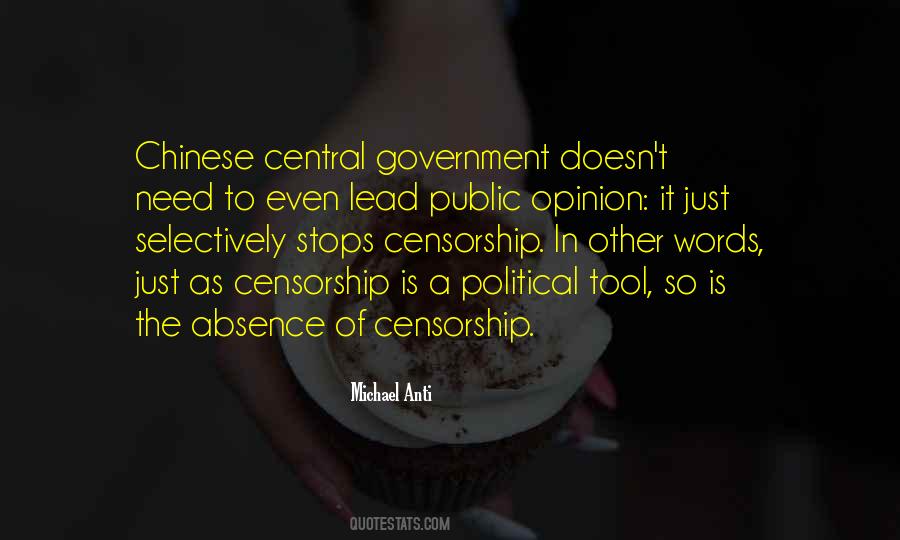 Quotes About Anti Government #113265
