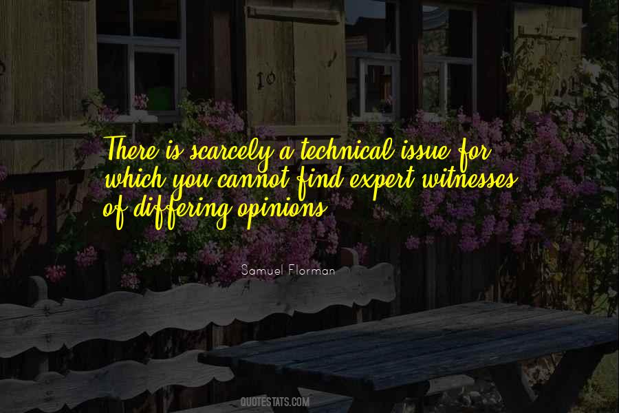 Quotes About Expert Witnesses #1795180