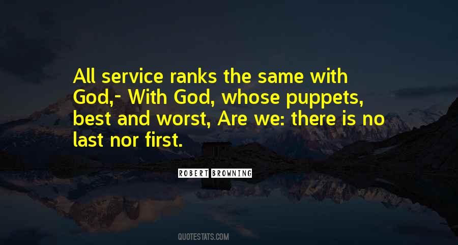 Quotes About Ranks #1349083