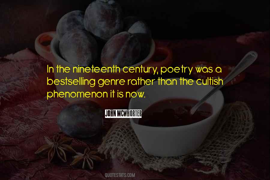 Nineteenth Century Poetry Quotes #1112608