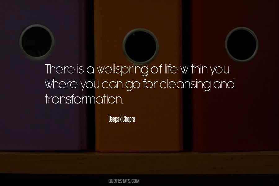 Quotes About Wellspring #1452286