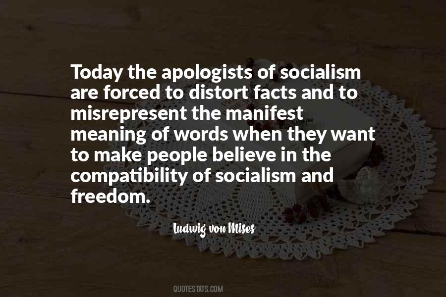 Quotes About Socialism Freedom #974386