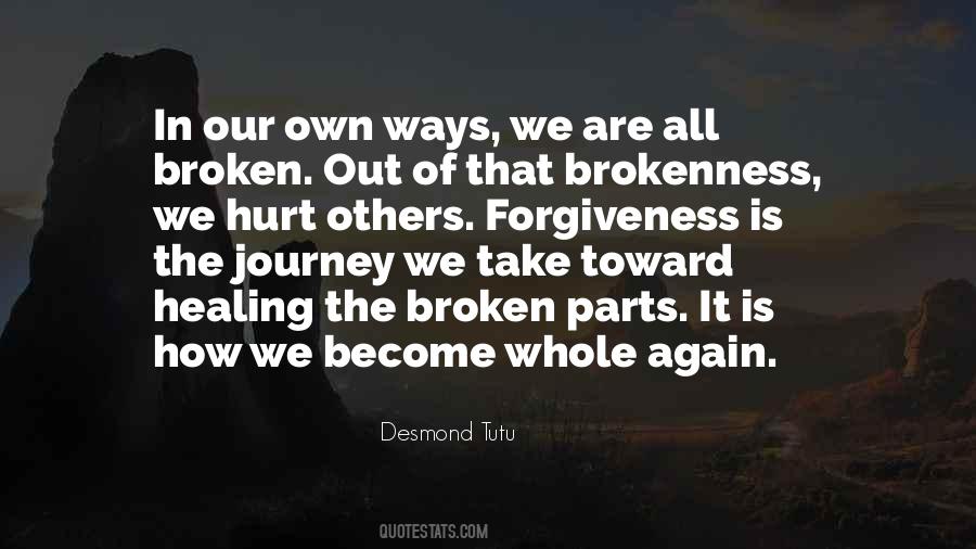 Quotes About Broken Hurt #233050