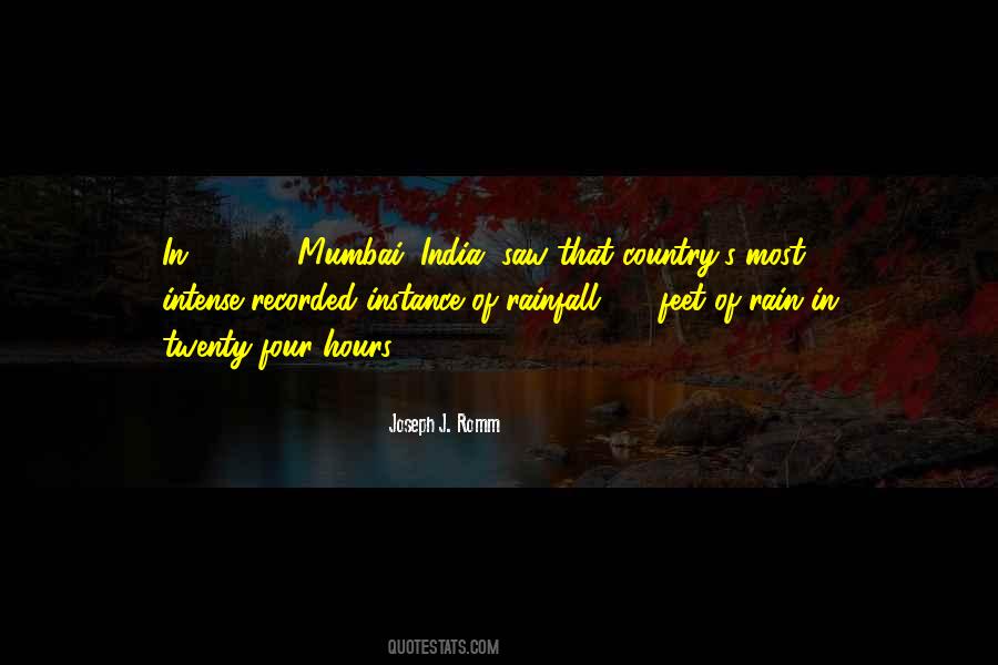 Quotes About Rainfall #1346776
