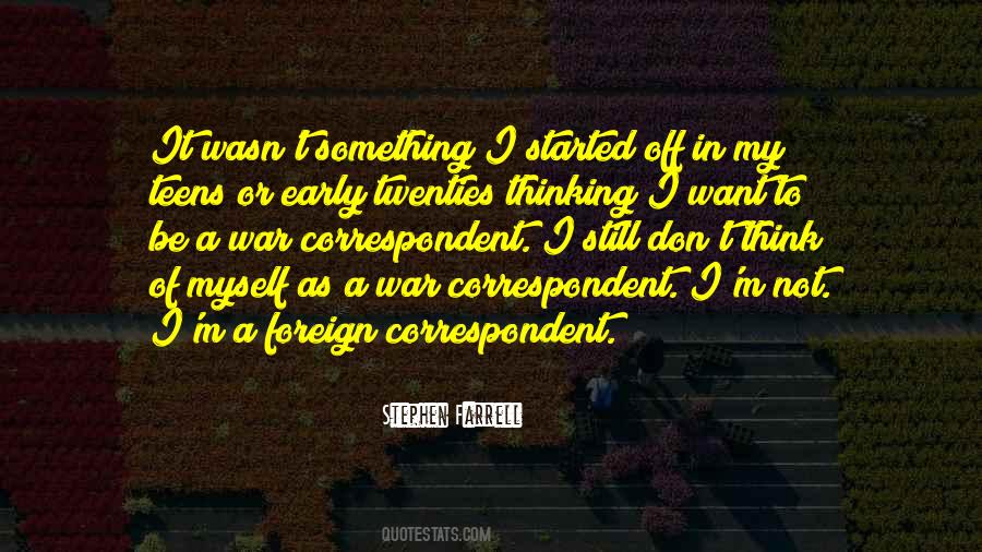 War Correspondent Quotes #1433090