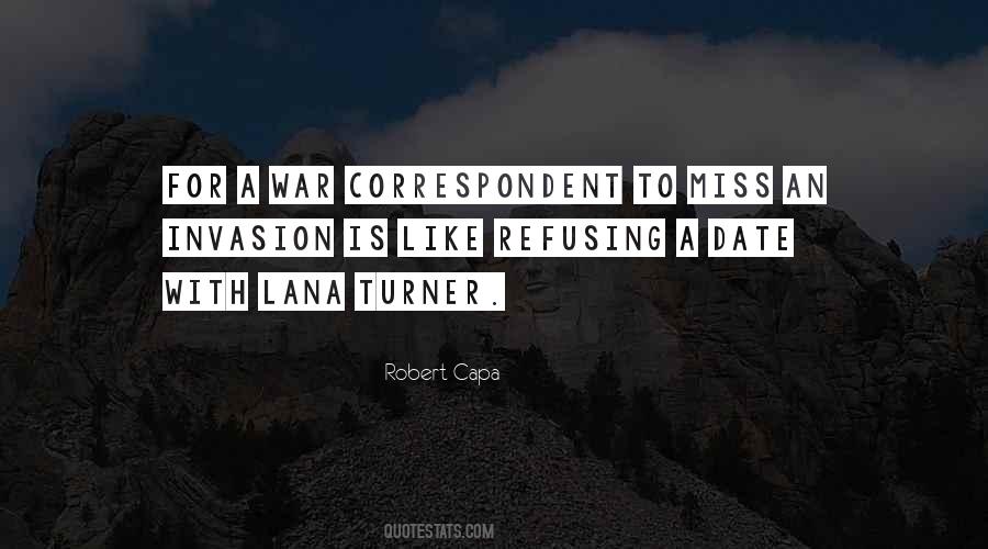War Correspondent Quotes #1682321