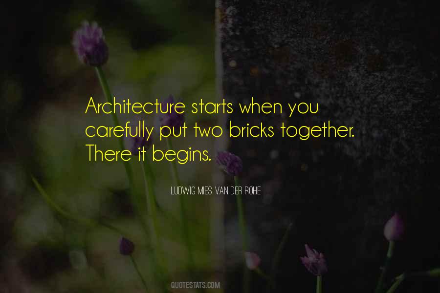 Quotes About Bricks #1842869