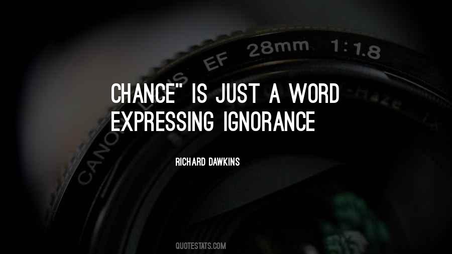 Quotes About Random Chance #904092