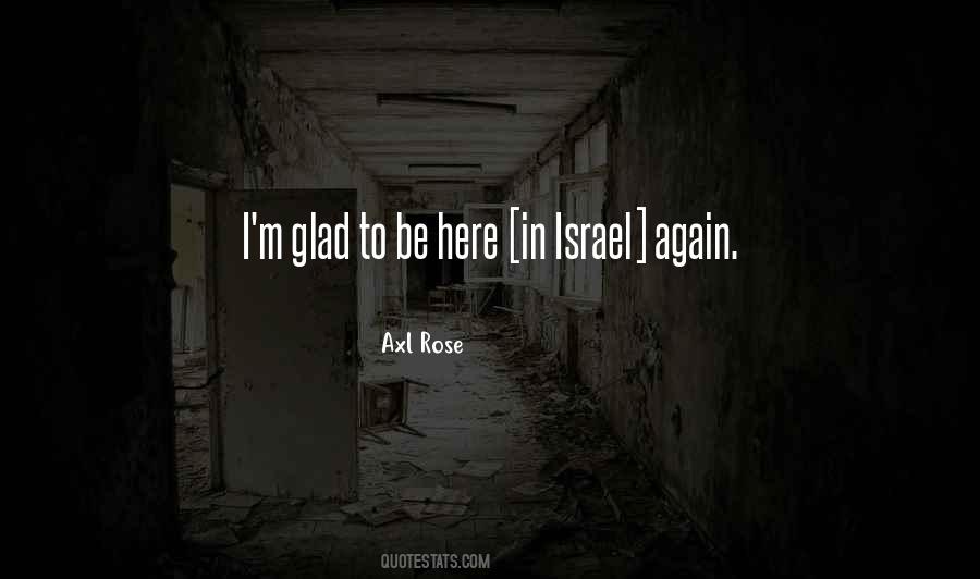 In Israel Quotes #1856756