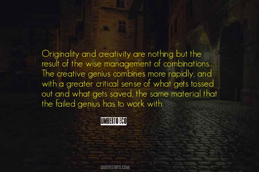 Quotes About Creative Genius #10412