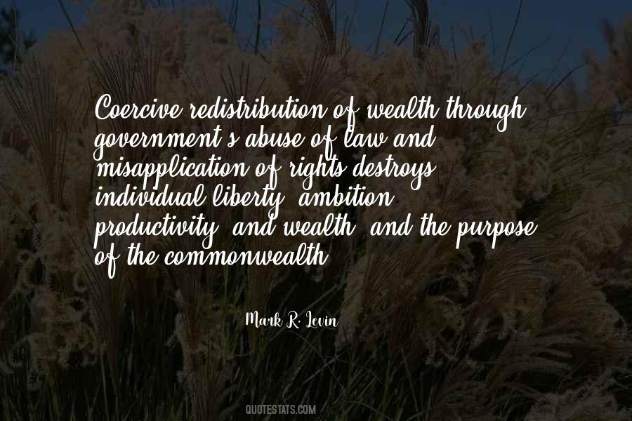 Quotes About Redistribution Of Wealth #285587