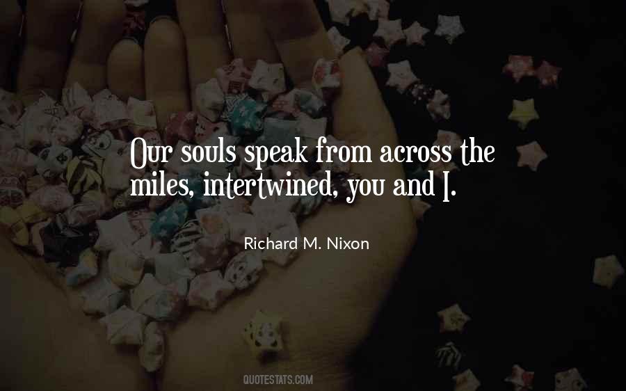 Quotes About Souls Intertwined #213760