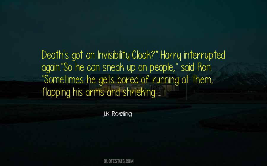 Quotes About Running From Death #391890