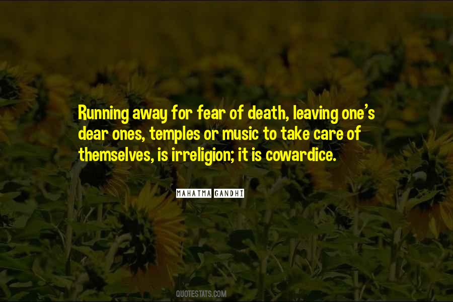 Quotes About Running From Death #418942