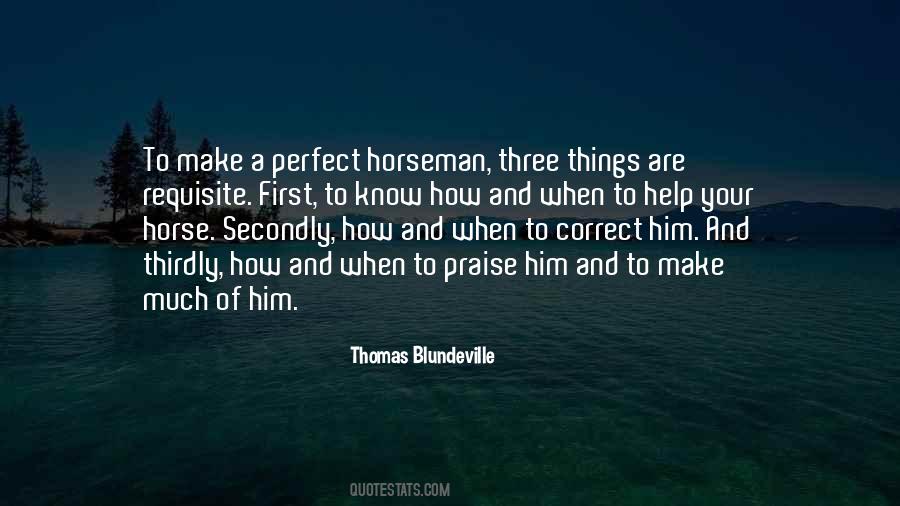 Quotes About Horseman #198330