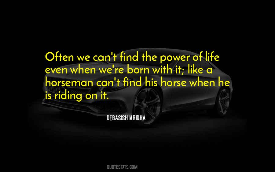 Quotes About Horseman #674067