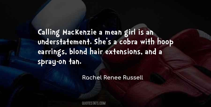 Blond Girl Quotes #125423