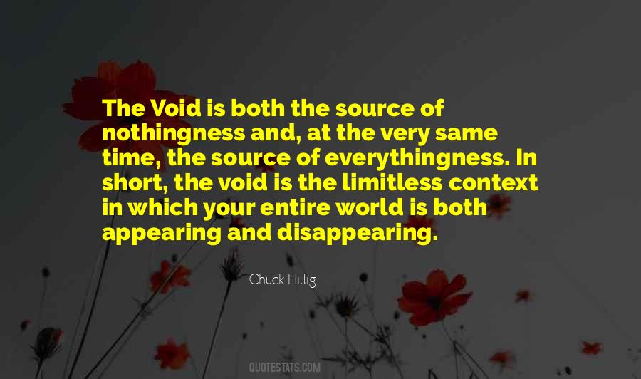 Quotes About The Void #1422877