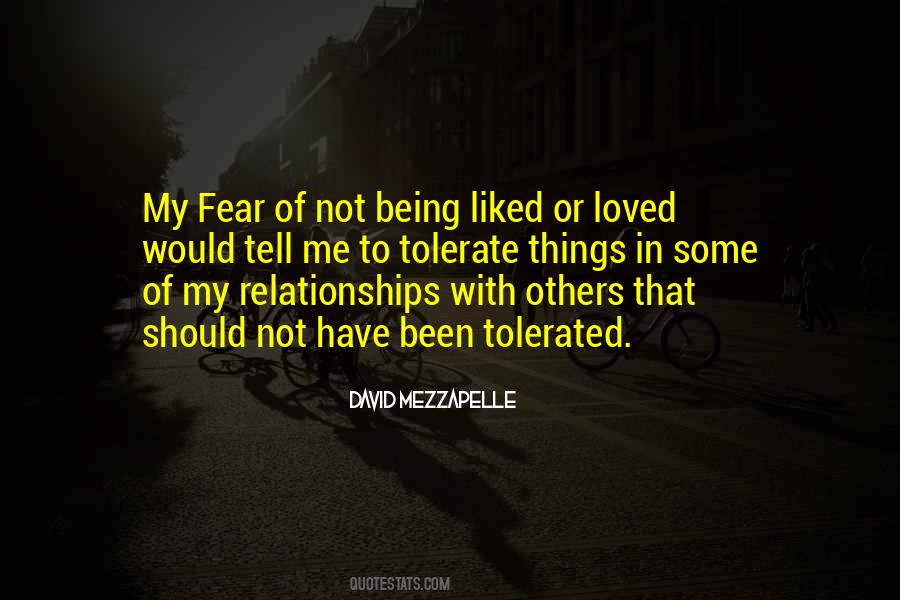 Not Tolerated Quotes #1378626