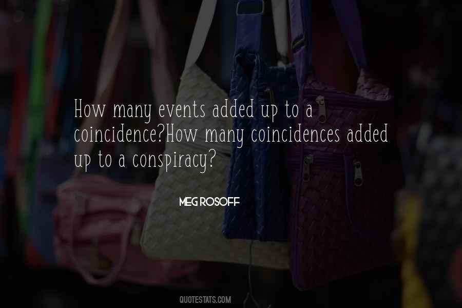 Quotes About Coincidences #1348591