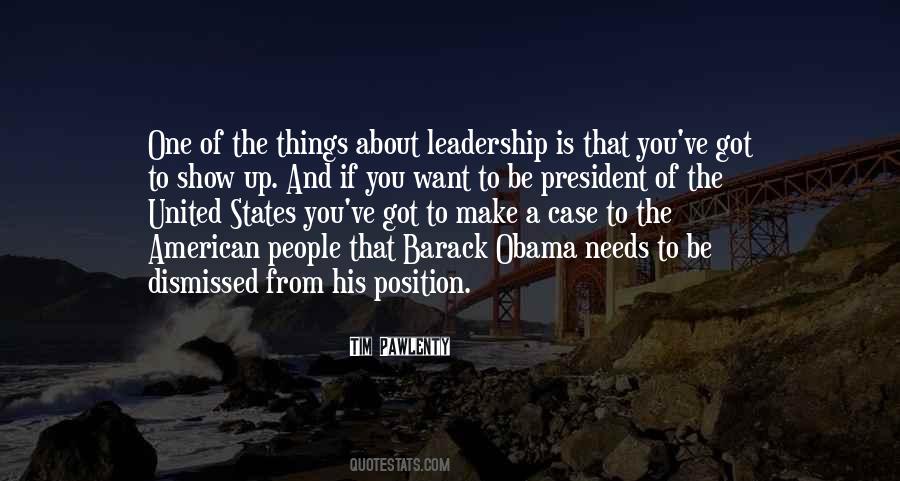 Quotes About Leadership Obama #130703