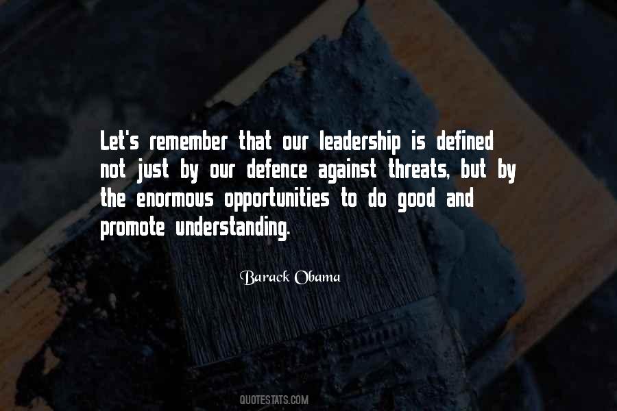 Quotes About Leadership Obama #991259