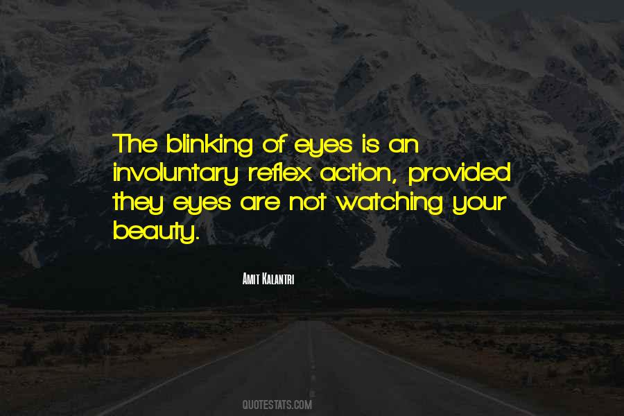 Quotes About Blinking #132262